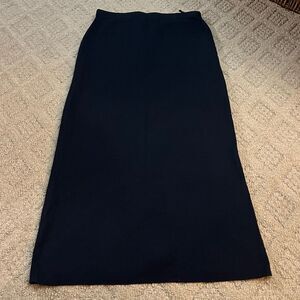 NWOT Dialogue Black Maxi Skirt Size Medium RN81893